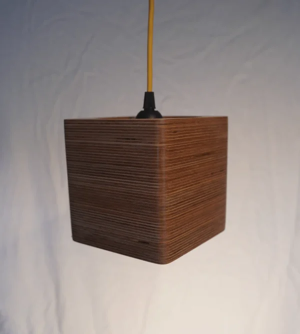 Single Bulb Square Pendant Light - Image 2