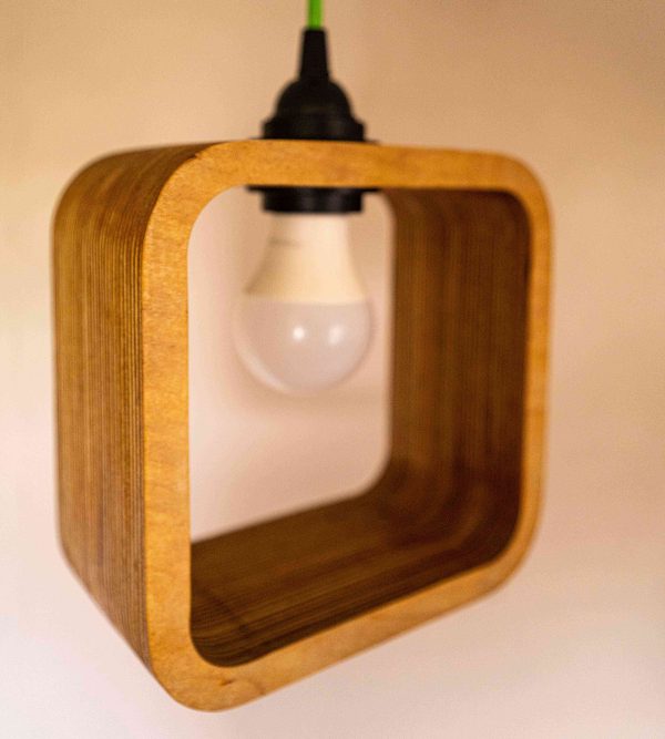 Single Bulb Halo Pendant Light - Image 3